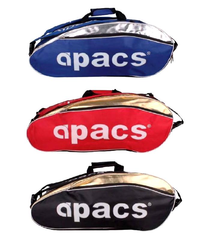 Apacs 3 ( Triple ) Compartments Non-Thermal Badminton Racket Bag AP3806