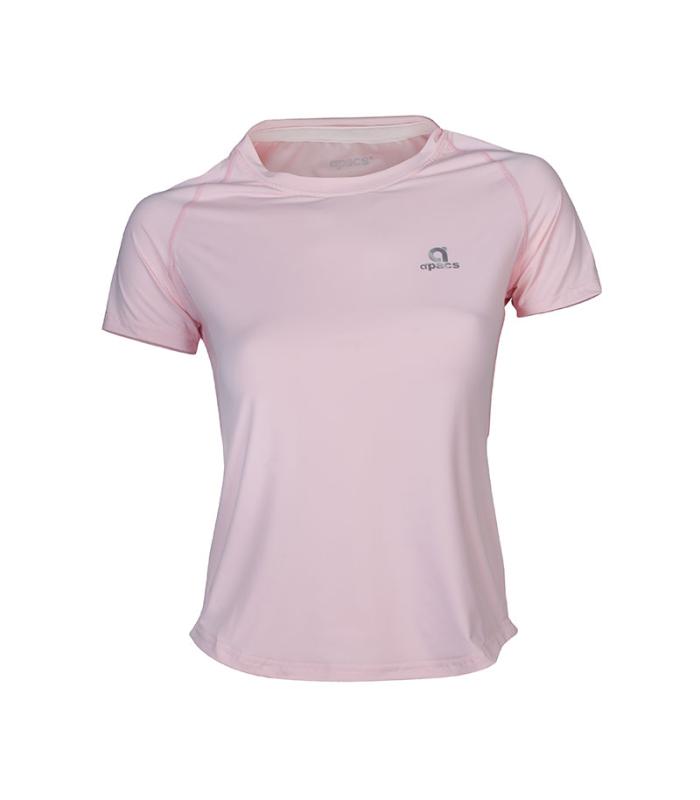 Apacs Ladies Dri-Fast RN368 Pink Sports Quick Dry T-Shirt Jersey