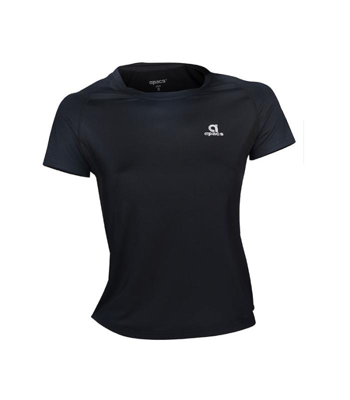 Apacs Ladies Dri-Fast RN368 Black Sports Quick Dry T-Shirt Jersey