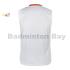 Apacs Dri-Fast SL1333 Sleeveless White Sports Quick Dry T-Shirt Jersey