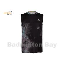 Apacs Dri-Fast SL22223 Sleeveless Black Sports Quick Dry T-Shirt Jersey