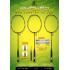 Apacs Duplex Power 55 Black Badminton Racket (10U) Worlds Lightest Badminton Racket