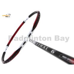 Apacs Lethal 6 White Black Red Badminton Racket (5U)