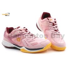 Apacs Aggressive 517 Glaze Pink Ladies Indoor Badminton Court Shoes for Women With Improved Cushioning and Outsole