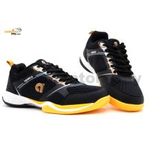 Apacs Aggressive 518 Shoes Black Indoor Badminton Court Shoes With Improved Cushioning and Outsole