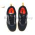 Apacs Aggressive 518 Shoes Black Indoor Badminton Court Shoes With Improved Cushioning and Outsole