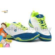 Apacs Kids Cloud Stride CS260 Lapis Lazuli Lime Shoe White With Improved Cushioning and Outsole