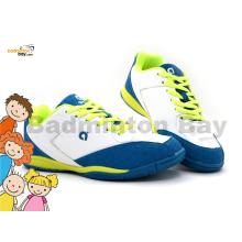 Apacs Kids Cloud Stride CS260 Lapis Lazuli Lime Shoe White With Improved Cushioning and Outsole