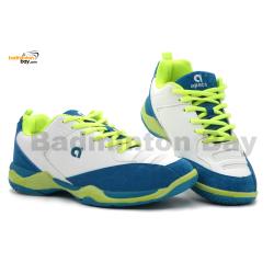 Apacs Cloud Stride CS260 Lapis Lazuli Lime Shoe White With Improved Cushioning and Outsole