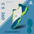 Apacs Cloud Stride CS260 Lapis Lazuli Lime Shoe White With Improved Cushioning and Outsole