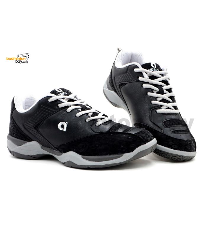 Apacs Cloud Stride CS260 Vast Grey Black Shoe White With Improved Cushioning and Outsole