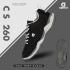 Apacs Cloud Stride CS260 Vast Grey Black Shoe White With Improved Cushioning and Outsole