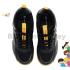 Felet - FT BS 46 Black Gold Badminton Court Shoes For KIDS