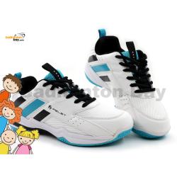 Felet - FT BS 53 White Badminton Court Shoes For KIDS