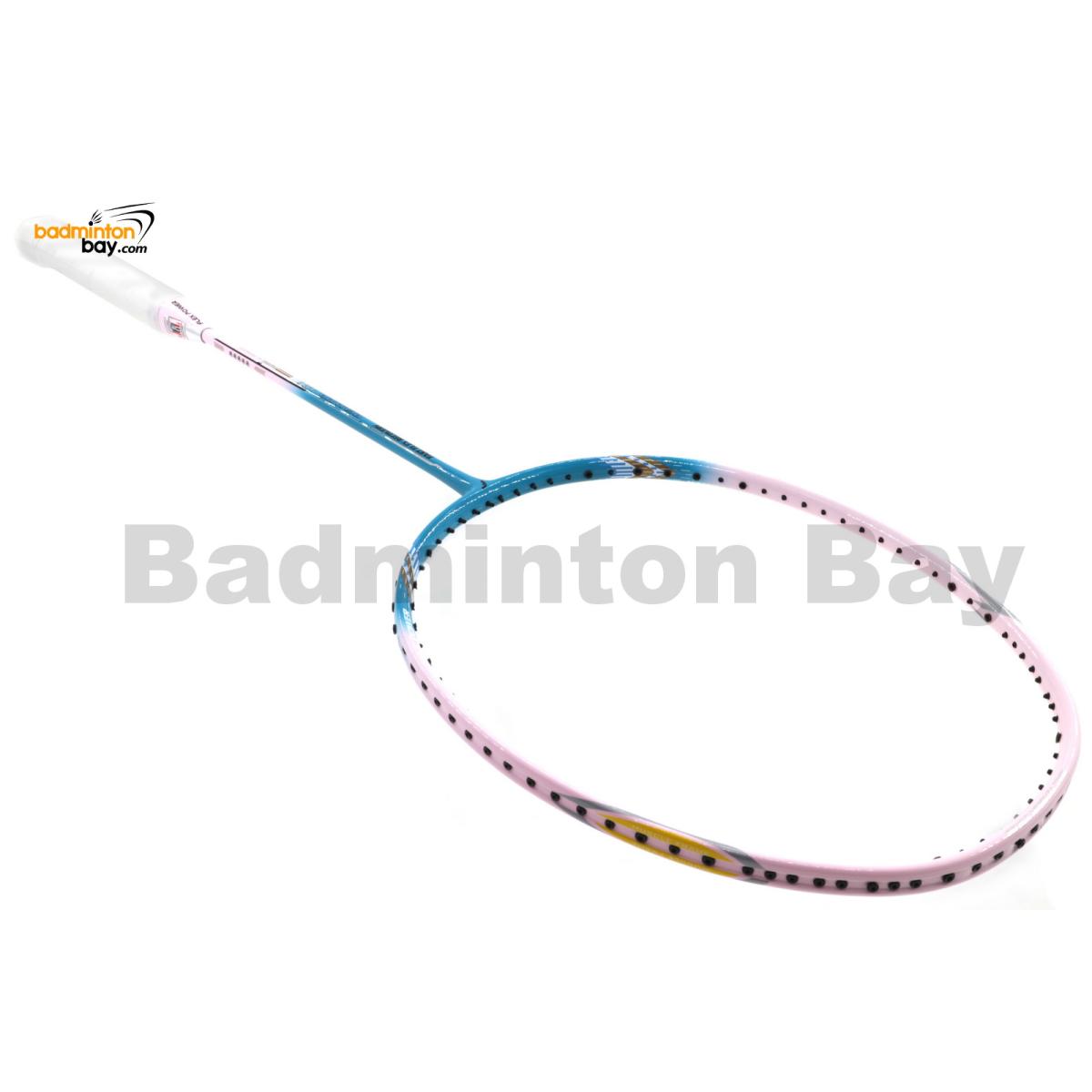 Flex Power Revamp 101 Turquoise Dusty Pink Badminton Racket 5u 2814