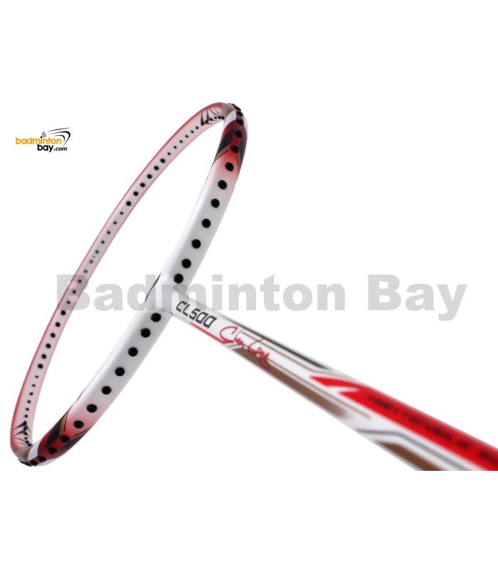 Li-Ning Chen Long CL 500 Red White Badminton Racket 3U (W3-S2)