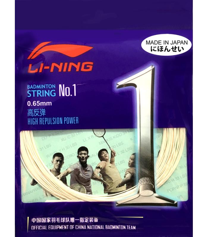 Li-Ning No.1 (0.65mm) Badminton String High Repulsion Power