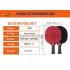 Loki 8 Star Professional Ping Pong Bat with Original Bag, Attack-Loop High Sticky Table Tennis Racket Blade Paddle for Fast Attack