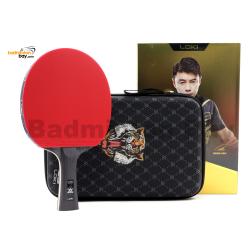 Loki 9 Star Professional Ping Pong Bat with Original Bag, Attack-Loop High Sticky Table Tennis Racket Carbon Blade Paddle for Fast Attack