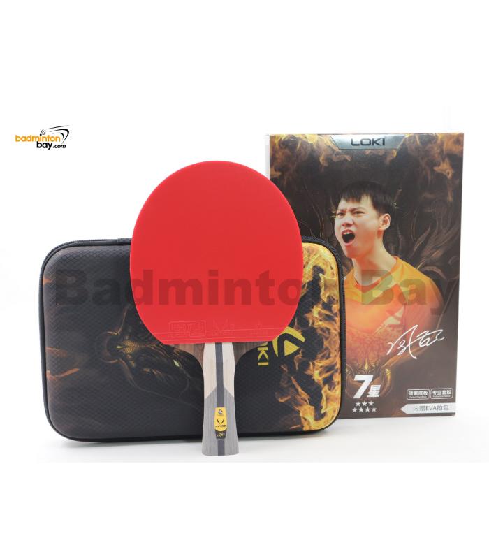 Loki RXTON 7 Star Professional Ping Pong Bat Carbon Original Bag High Sticky Table Tennis Racket Blade Paddle Fast Attack Loop