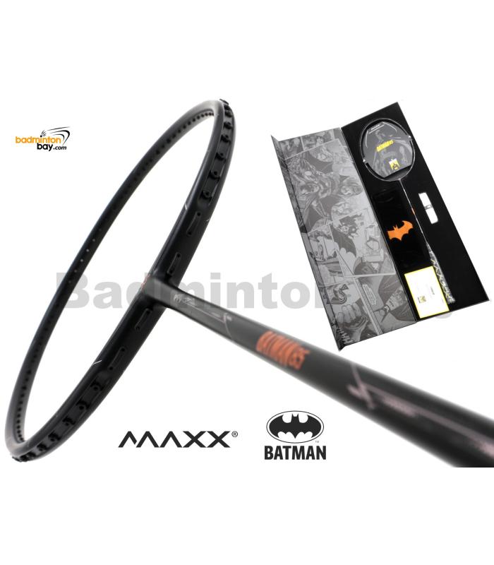 Maxx Batman85 Batman 85th Anniversary Limited Edition Badminton Racket 4U-G6 With Boutique Box