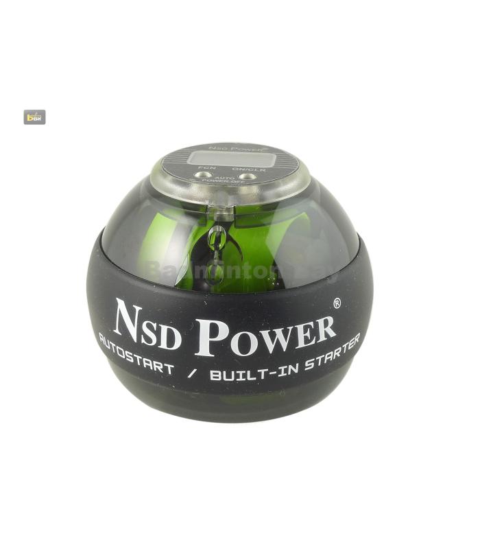 ~Out of stock NSD Power Ball Roll-N-Spin Autostart LCD Counter Gyro Wrist Trainer and Forearm Exercise, Black 188AC