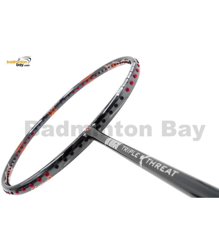 Prince Oversize Chrome Platinum Triple Threat Orange Badminton Racket (3U-G5)