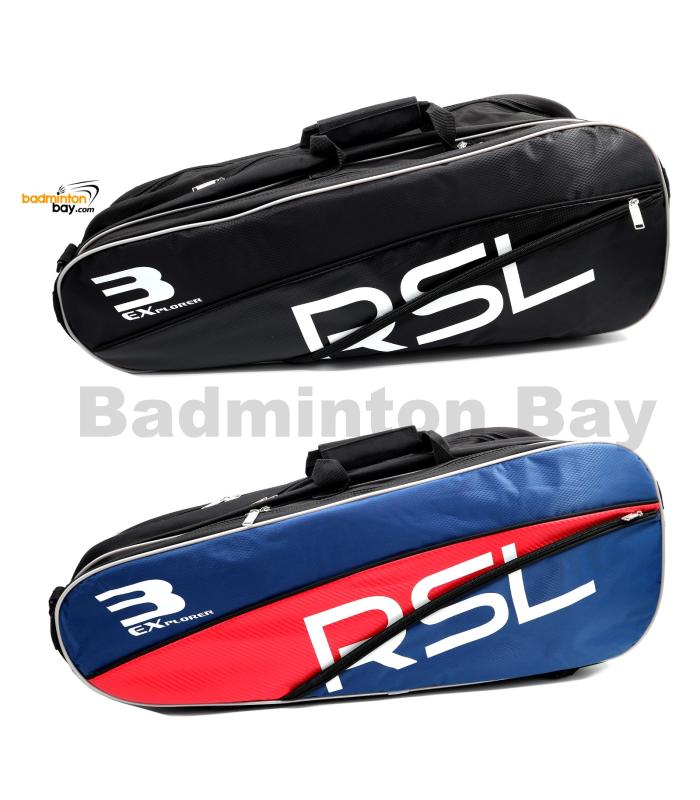 RSL 3 (Triple) Compartments P4A - Non-Thermal Badminton Racket Bag