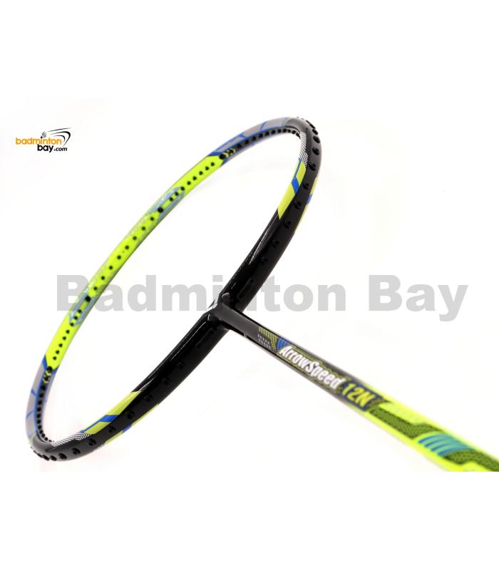 Victor Arrow Speed 12N Black Lime Green Badminton Racket (4U-G5)