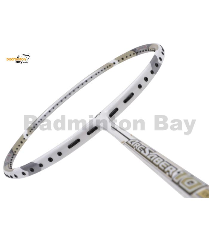 Yonex ArcSaber 10 Pearl White Badminton Racket ARC10 (3U-G5)