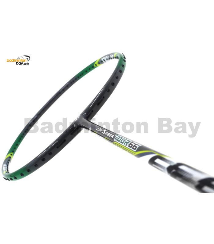 Yonex - Arcsaber Tour 66 Black Green ARC66TRSP Badminton Racket  (3U-G5)