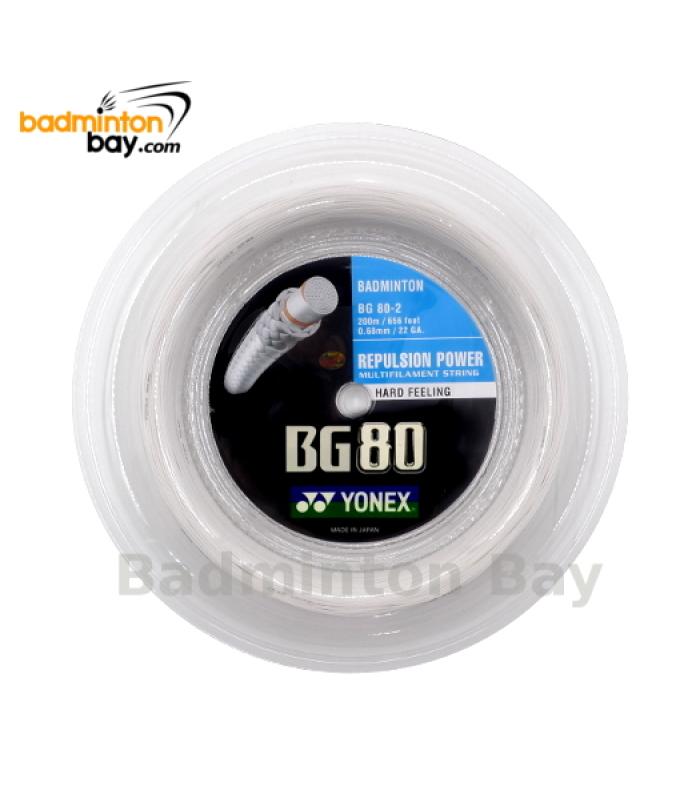 200m Reel Coil Yonex BG80 (0.68mm) Badminton String Made in Japan