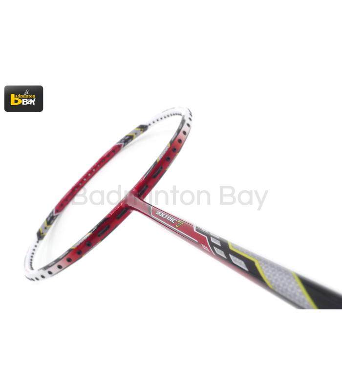 ~Out of stock Yonex Voltric 7 Red White Badminton Racket (4U-G5)